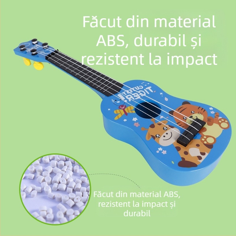 Jucărie ukulele din plastic pentru copii, 4–6 ani, brand Mutual Treasure