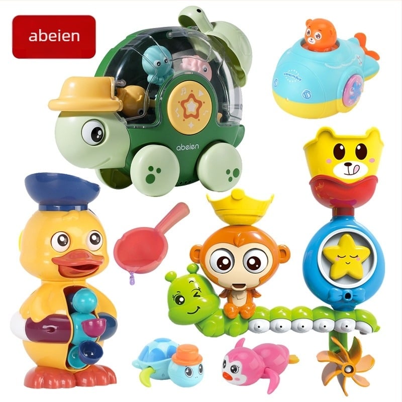 Jucărie de baie pentru bebeluși – material ABS, brand Aibin, jucărie de apă, potrivită pentru copii 0–3 ani, certificat 3C