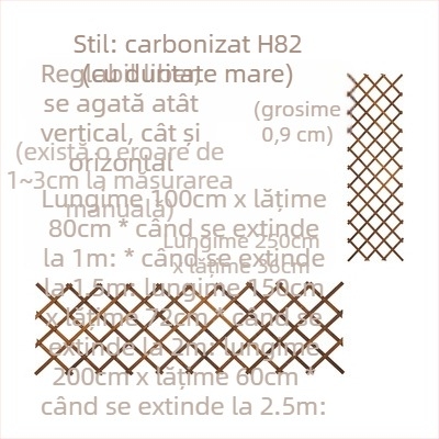Suport de balcon din lemn cu plasă pentru trandafiri cățărători, montat pe podea, stil pastoral