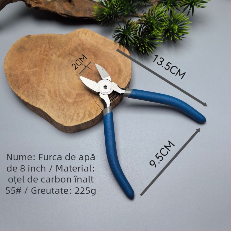 Foarfece de tăiat cu Ball Joint și gură înclinată pentru bonsai și ramuri – Instrument de grădinărit (Brand: Adult Worker)