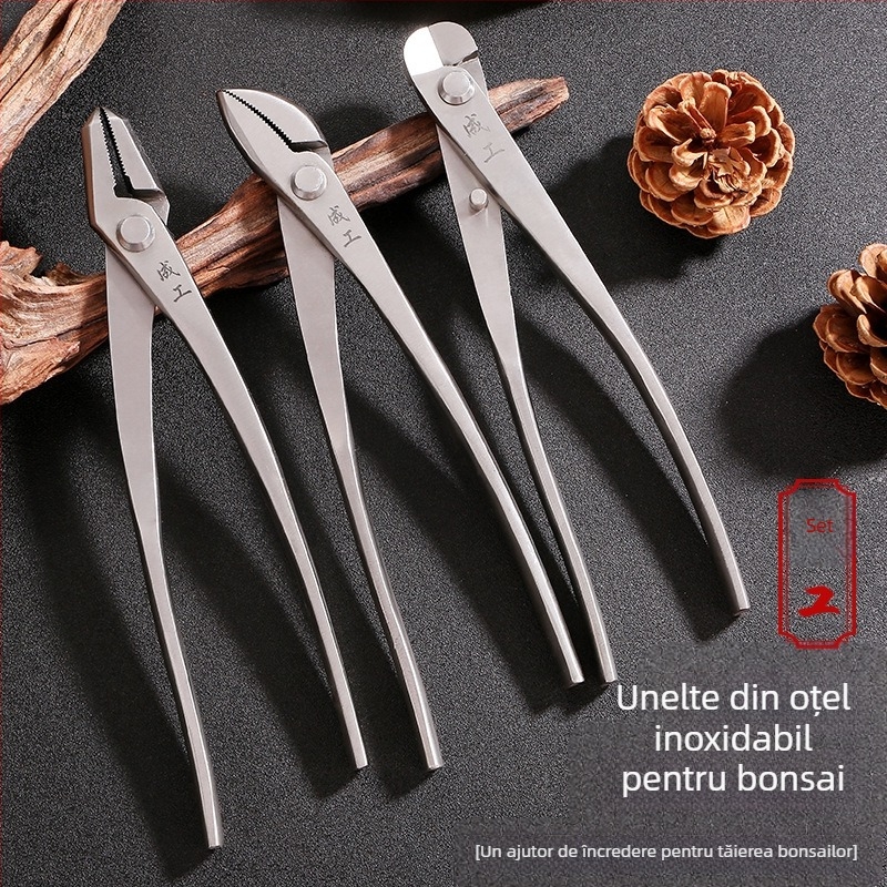 Foarfece de tăiat cu Ball Joint și gură înclinată pentru bonsai și ramuri – Instrument de grădinărit (Brand: Adult Worker)