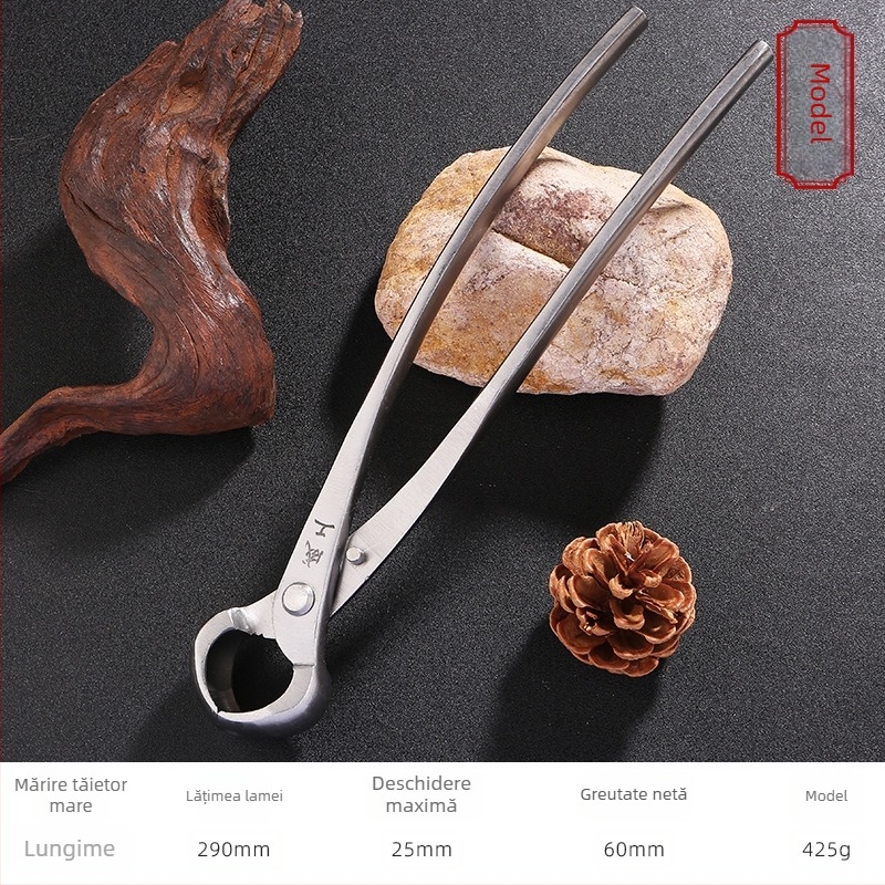 Foarfece de tăiat cu Ball Joint și gură înclinată pentru bonsai și ramuri – Instrument de grădinărit (Brand: Adult Worker)