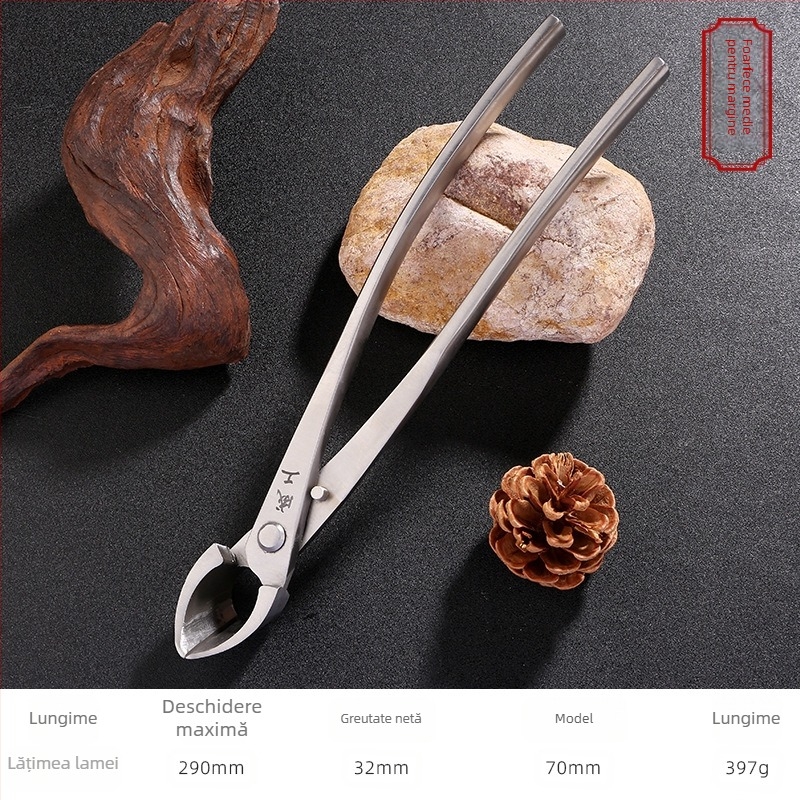 Foarfece de tăiat cu Ball Joint și gură înclinată pentru bonsai și ramuri – Instrument de grădinărit (Brand: Adult Worker)