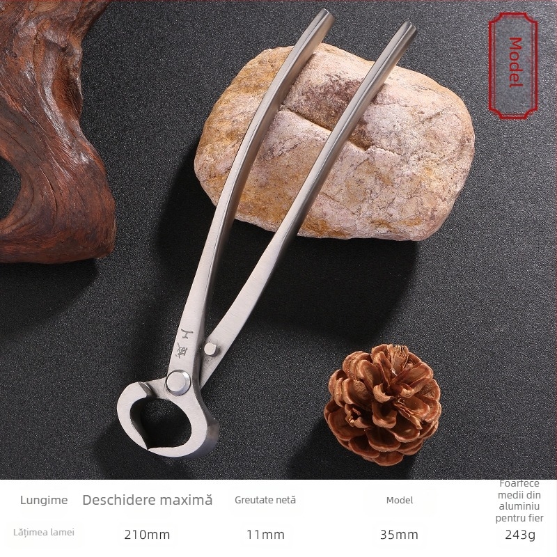 Foarfece de tăiat cu Ball Joint și gură înclinată pentru bonsai și ramuri – Instrument de grădinărit (Brand: Adult Worker)