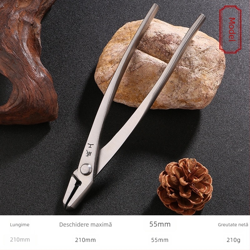 Foarfece de tăiat cu Ball Joint și gură înclinată pentru bonsai și ramuri – Instrument de grădinărit (Brand: Adult Worker)