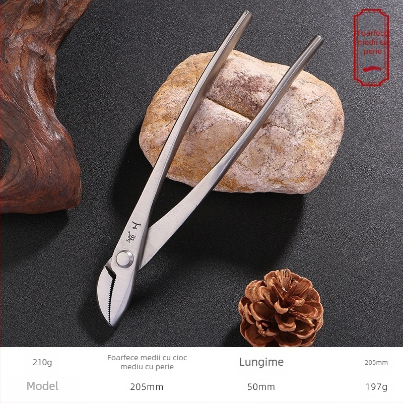 Foarfece de tăiat cu Ball Joint și gură înclinată pentru bonsai și ramuri – Instrument de grădinărit (Brand: Adult Worker)