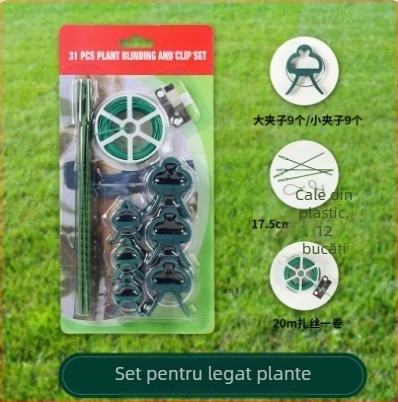 Set de grădinărit pentru uz casnic cu legături PP pentru fixarea plantelor — Mo-Cho