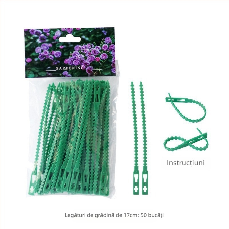Set de grădinărit pentru uz casnic cu legături PP pentru fixarea plantelor — Mo-Cho