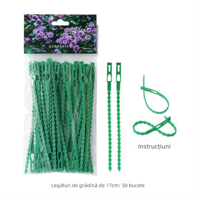 Set de grădinărit pentru uz casnic cu legături PP pentru fixarea plantelor — Mo-Cho