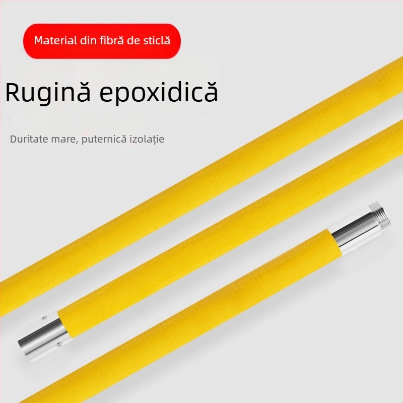 Ferăstrău manual izolat multifuncțional pentru crengi înalte, cu tijă din rășină epoxidică și mâner extensibil pentru grădină și tăierea copacilor