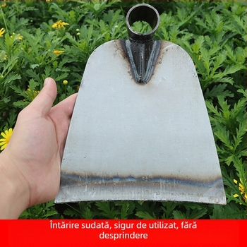 Lopată de grădină din oțel mangan cu cap îmbunătățit, pentru săpat, smulgerea buruienilor și întoarcerea solului