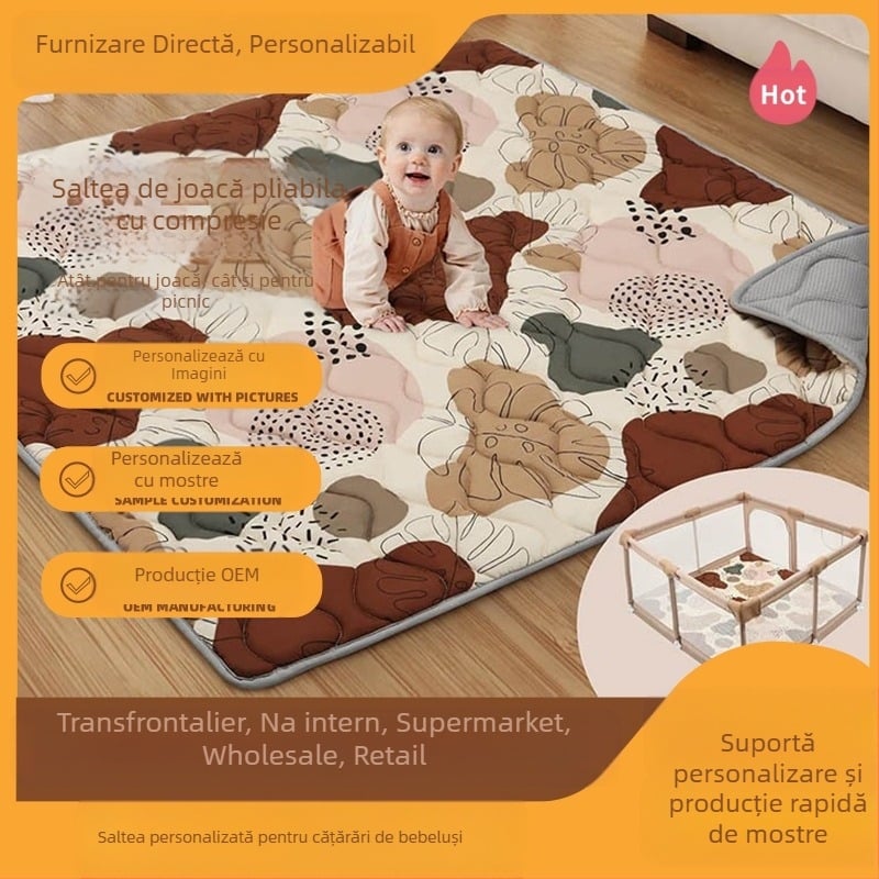 QZ Covoraș pentru cățărare pentru bebeluți, din material textil, tip general, grosime 1 cm, potrivit pentru 0–3 ani