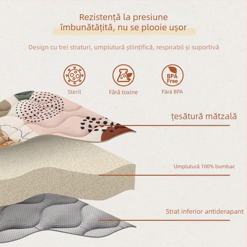 QZ Covoraș pentru cățărare pentru bebeluți, din material textil, tip general, grosime 1 cm, potrivit pentru 0–3 ani