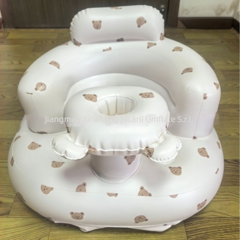 Scaun de învățare gonflabil din PVC – model XC-XZY002, grosime 0,3 mm, greutate 0,48 kg, potrivit pentru sugari