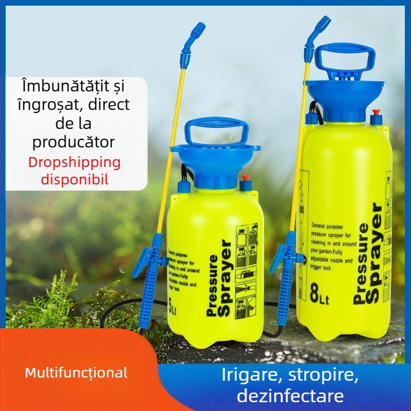 Stropitor Lunong din plastic pentru grădină: udare, aplicare de pesticide și dezinfectare