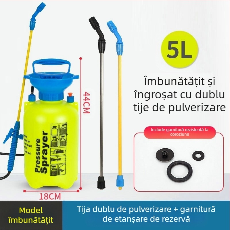 Stropitor Lunong din plastic pentru grădină: udare, aplicare de pesticide și dezinfectare