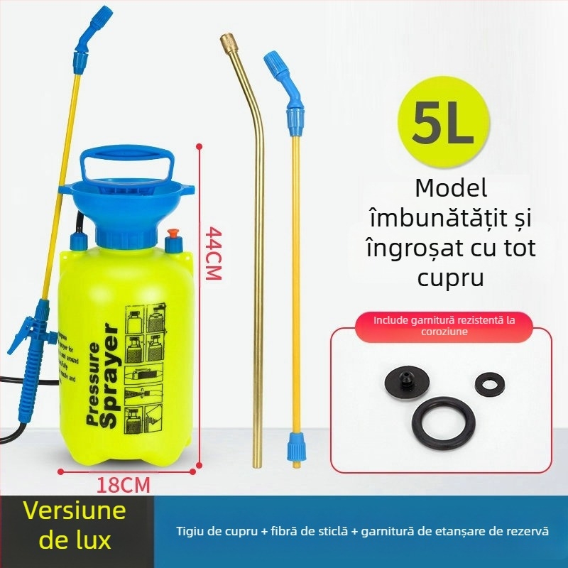 Stropitor Lunong din plastic pentru grădină: udare, aplicare de pesticide și dezinfectare