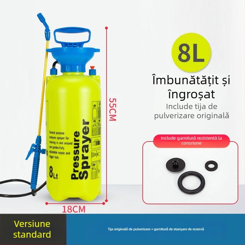 Stropitor Lunong din plastic pentru grădină: udare, aplicare de pesticide și dezinfectare