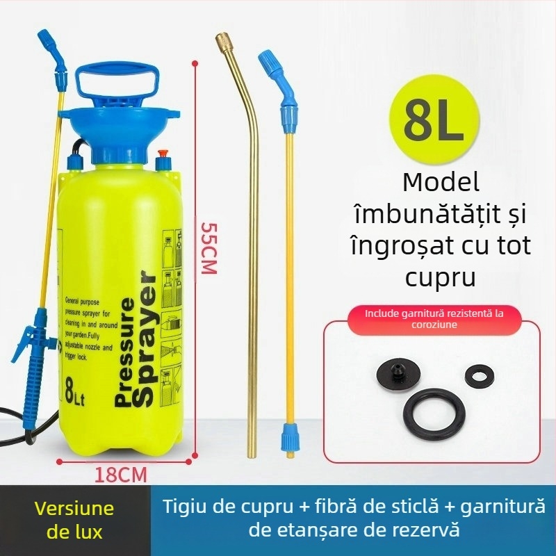 Stropitor Lunong din plastic pentru grădină: udare, aplicare de pesticide și dezinfectare