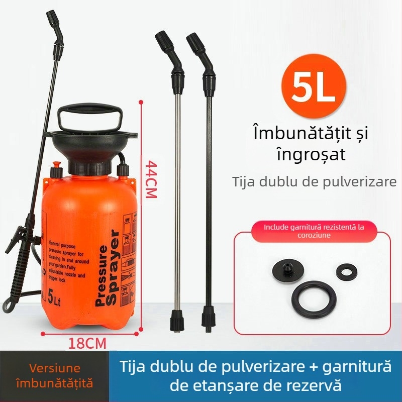 Stropitor Lunong din plastic pentru grădină: udare, aplicare de pesticide și dezinfectare