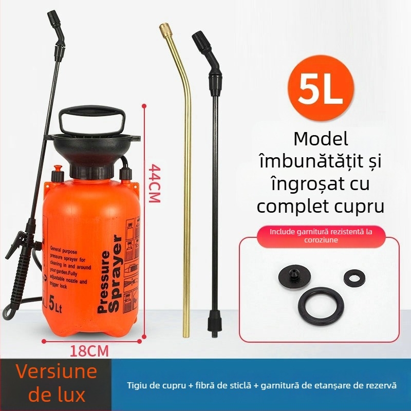Stropitor Lunong din plastic pentru grădină: udare, aplicare de pesticide și dezinfectare