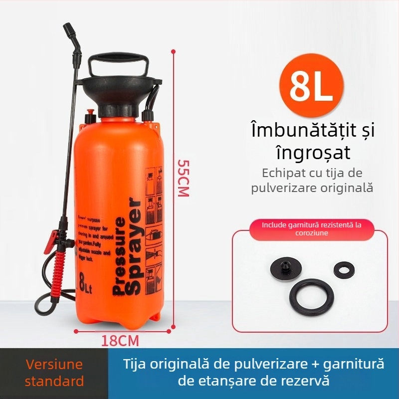 Stropitor Lunong din plastic pentru grădină: udare, aplicare de pesticide și dezinfectare