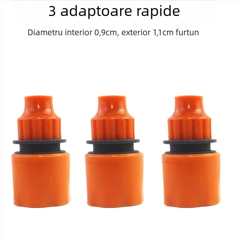 Deo conector din plastic pentru conducte de apă – distribuitor 1 la 4 cu întrerupător, pentru irigații în grădină
