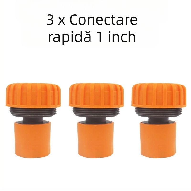 Deo conector din plastic pentru conducte de apă – distribuitor 1 la 4 cu întrerupător, pentru irigații în grădină