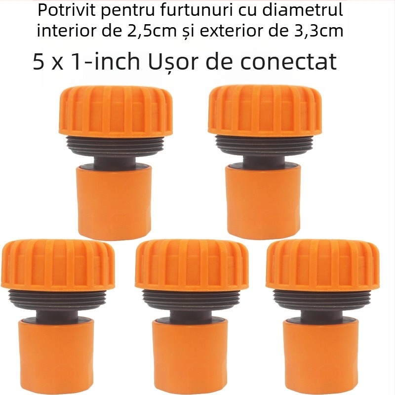 Deo conector din plastic pentru conducte de apă – distribuitor 1 la 4 cu întrerupător, pentru irigații în grădină