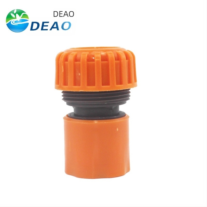 Deo conector din plastic pentru conducte de apă – distribuitor 1 la 4 cu întrerupător, pentru irigații în grădină