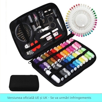 Kit de cusut în cutie – Unelte de cusut portabile pentru casă, personalizare procesare, ambalaj 40 bucăți, greutate brută 320 g, origine Yangjiang