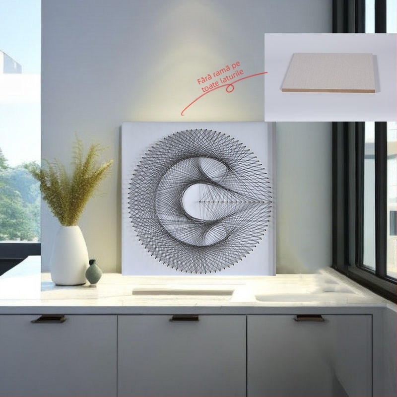 Set geometric cu cuișoare pentru țesut DIY — Cadru universal, Stil Chinezesc (Brand: Other; Cadru: Universal; Stil: Chinezesc)