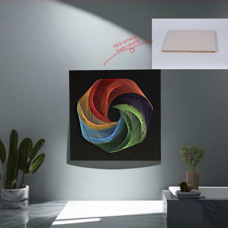 Set geometric cu cuișoare pentru țesut DIY — Cadru universal, Stil Chinezesc (Brand: Other; Cadru: Universal; Stil: Chinezesc)