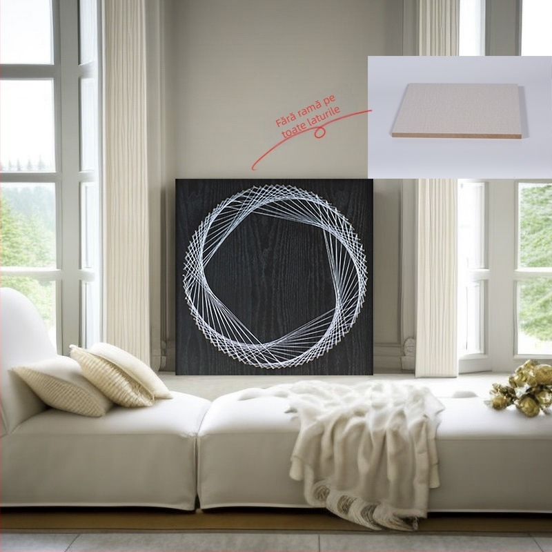 Set geometric cu cuișoare pentru țesut DIY — Cadru universal, Stil Chinezesc (Brand: Other; Cadru: Universal; Stil: Chinezesc)