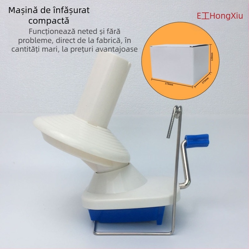Înfășuitor de fire pentru uz casnic, dispozitiv compact din ABS plastic, suport tip umbrelă, pachet 20 buc.