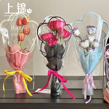 Pungă de ambalare pentru flori, material OPP, design multi-bag, brand Shangjin