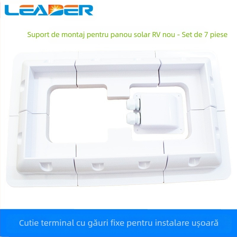 Suport pentru cutie de conexiuni pentru panouri solare fotovoltaice, din ABS plastic, pentru rulote și iahturi (Brand: Altul; Certificare: Altul; Tip baterie: Baterie ușoară)