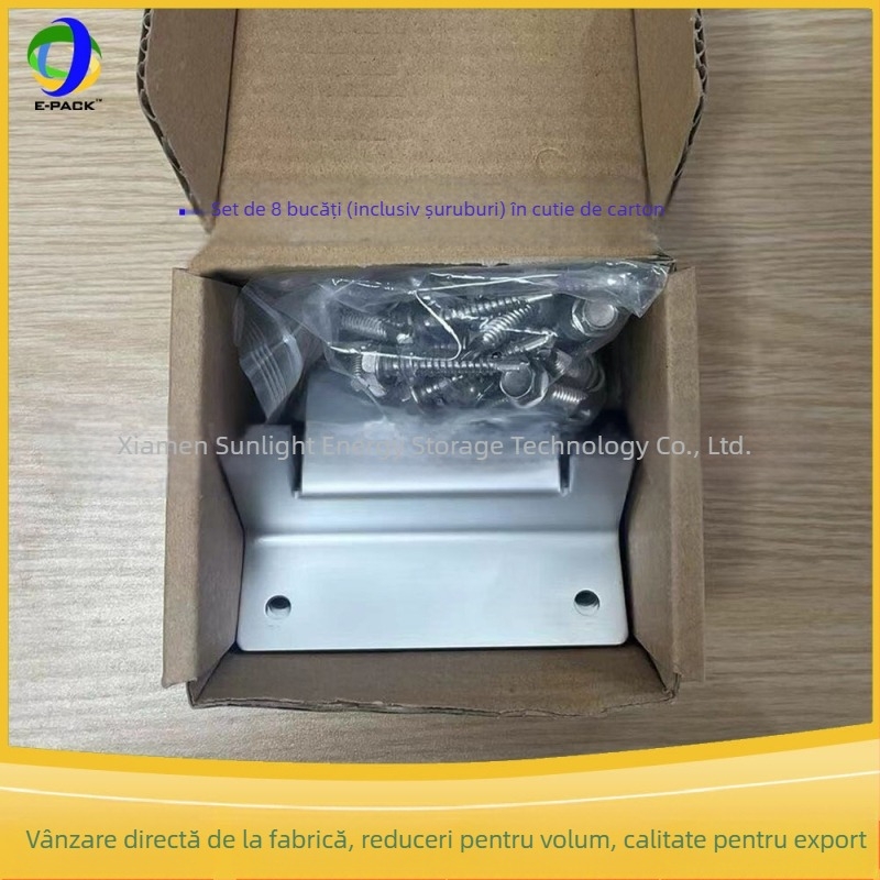 Suport Z pentru panouri solare – aliaj de aluminiu, Z mari și mici, seturi de 4 sau 8