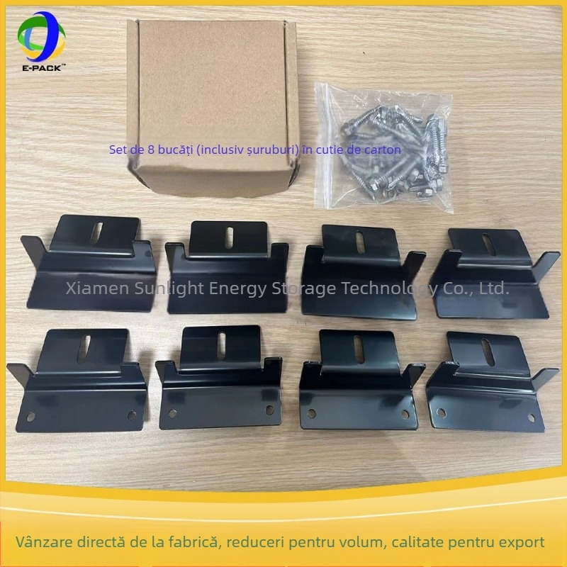 Suport Z pentru panouri solare – aliaj de aluminiu, Z mari și mici, seturi de 4 sau 8