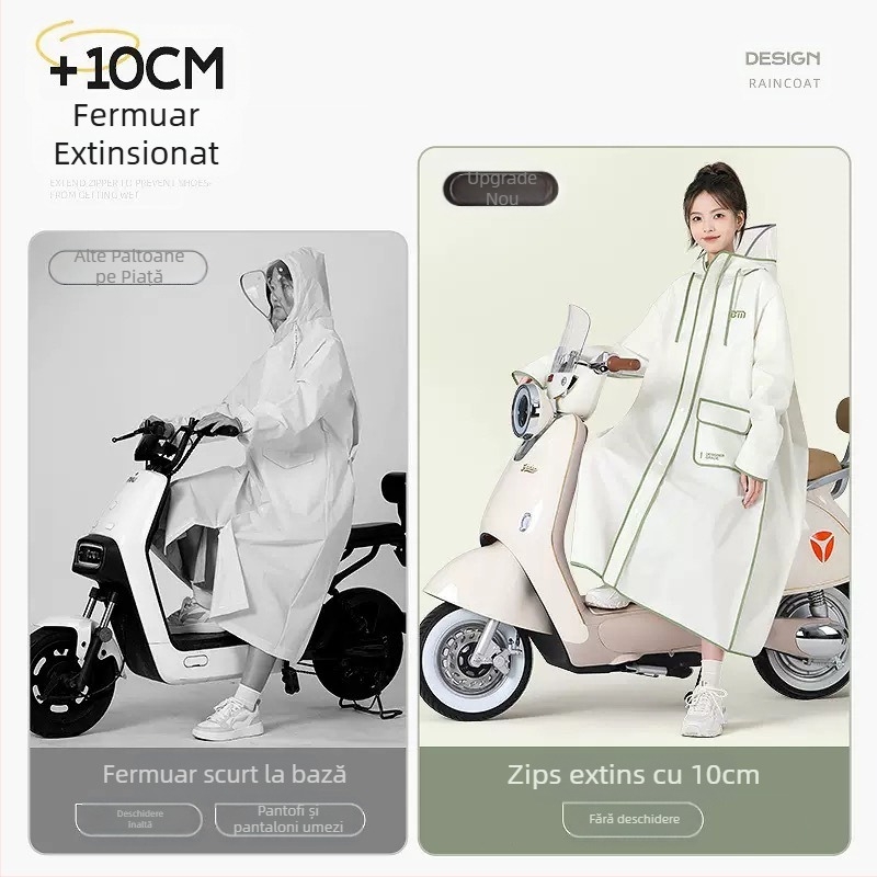 Poncho de ploaie pentru drumeții, material EVA, adult, 1 persoană, 322 g