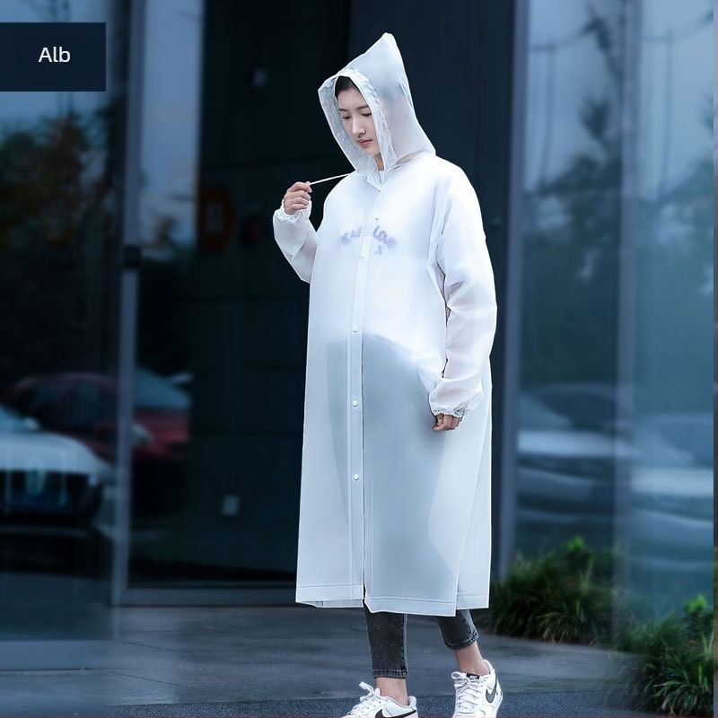 Rain Age poncho EVA pentru adulți – într-o singură bucată, material EVA 1,2 mm, pentru drumeții, cu logo tipărit, personalizabil