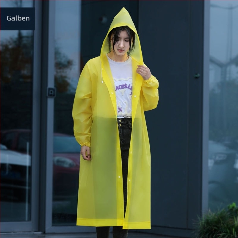 Rain Age poncho EVA pentru adulți – într-o singură bucată, material EVA 1,2 mm, pentru drumeții, cu logo tipărit, personalizabil