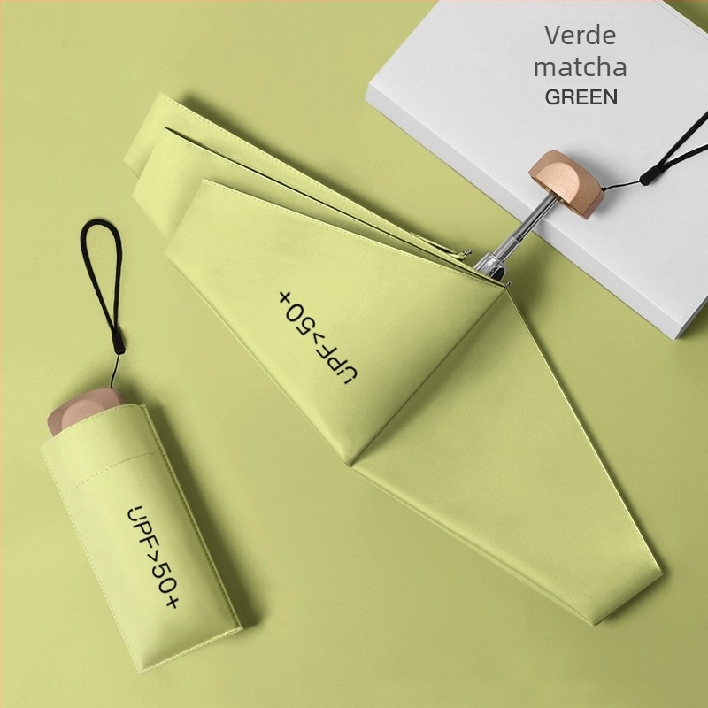 Umbrelă de soare din aluminiu, cinci brațe, UPF 50+ protecție UV, ultra-ușoară 0,22 kg, 6 arce, deschidere manuală, posibilitate logo personalizat