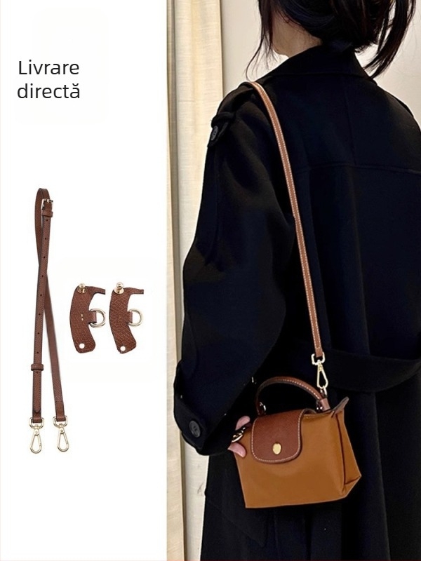 Bretele reglabile pentru geantă/ bretea de umăr (stil Longxiang mini; rezistent la uzură; fibre super; primăvara 2023; bretea pentru geantă Dumpling)