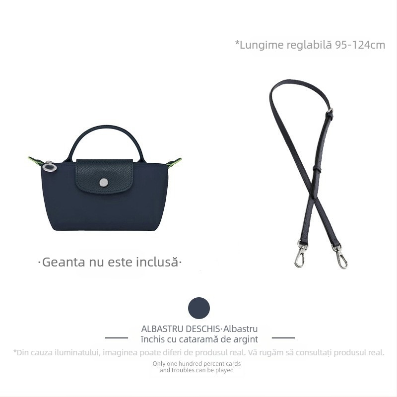 Bretele reglabile pentru geantă/ bretea de umăr (stil Longxiang mini; rezistent la uzură; fibre super; primăvara 2023; bretea pentru geantă Dumpling)