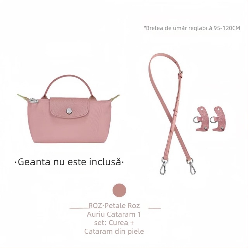 Bretele reglabile pentru geantă/ bretea de umăr (stil Longxiang mini; rezistent la uzură; fibre super; primăvara 2023; bretea pentru geantă Dumpling)