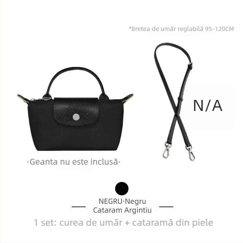 Bretele reglabile pentru geantă/ bretea de umăr (stil Longxiang mini; rezistent la uzură; fibre super; primăvara 2023; bretea pentru geantă Dumpling)