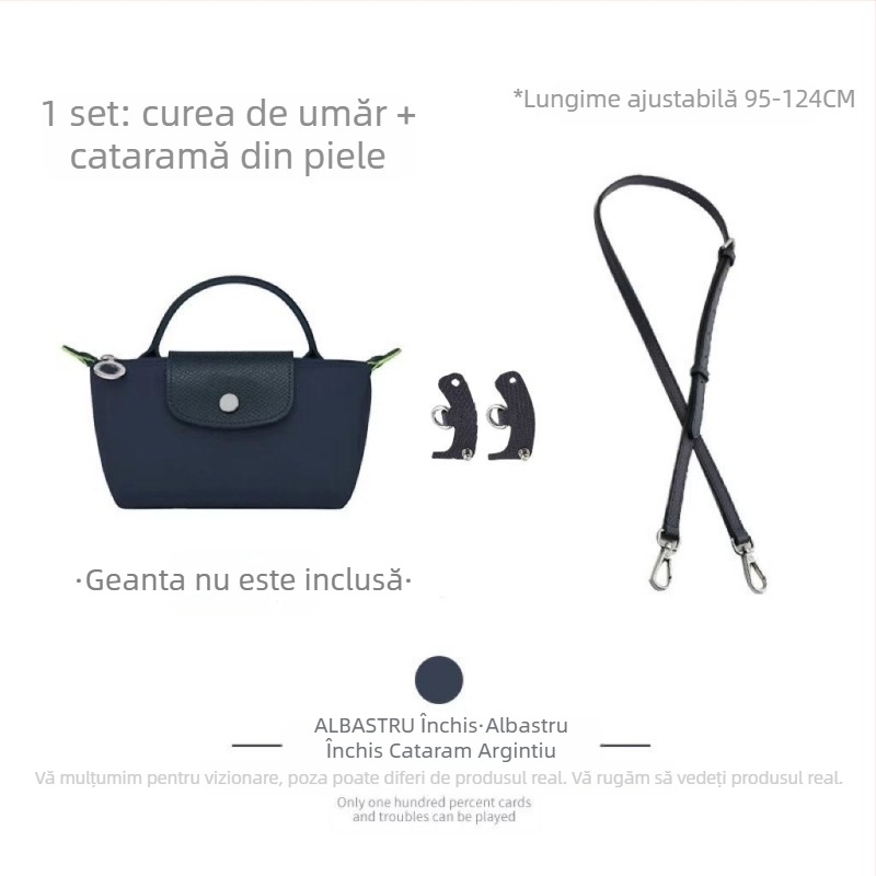 Bretele reglabile pentru geantă/ bretea de umăr (stil Longxiang mini; rezistent la uzură; fibre super; primăvara 2023; bretea pentru geantă Dumpling)