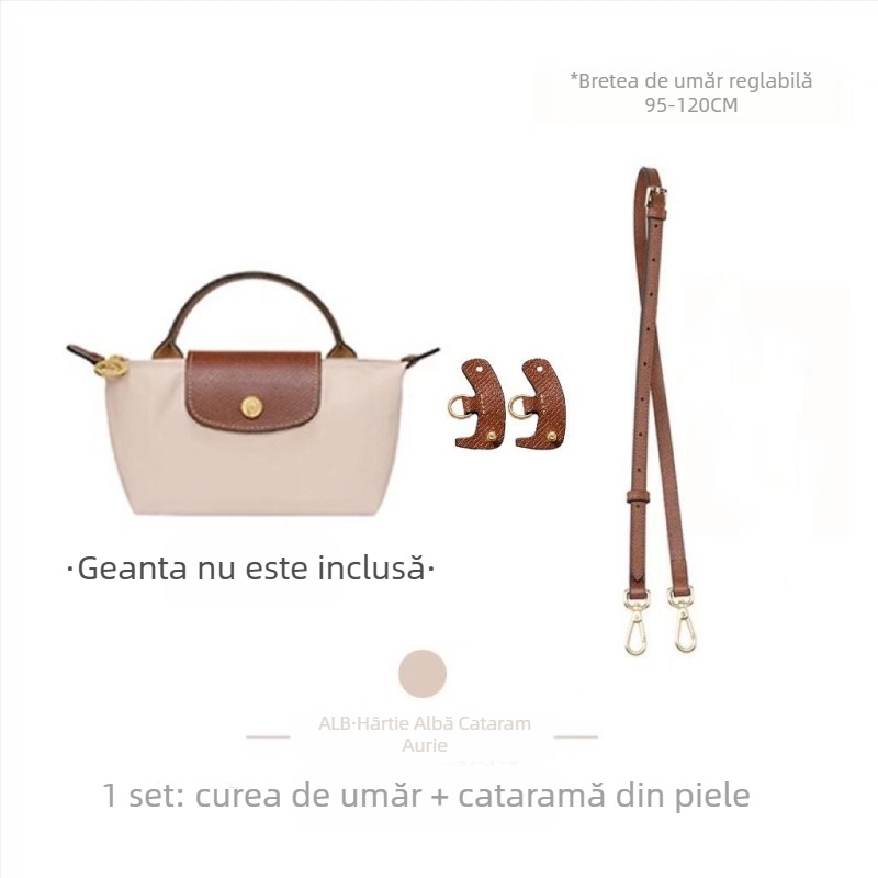 Bretele reglabile pentru geantă/ bretea de umăr (stil Longxiang mini; rezistent la uzură; fibre super; primăvara 2023; bretea pentru geantă Dumpling)