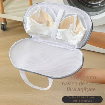 Sac de spălat sutiene - design 3D, husă portabilă pentru rufe intime, anti-deformare, compatibil cu mașina de spălat, poliester, Yihang, lansare 2024